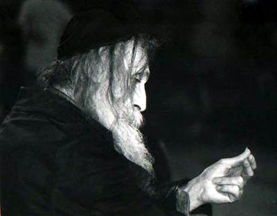 Religious Jew at prayer